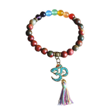 pulsera de 7 chakras Om - Mundo Tibet