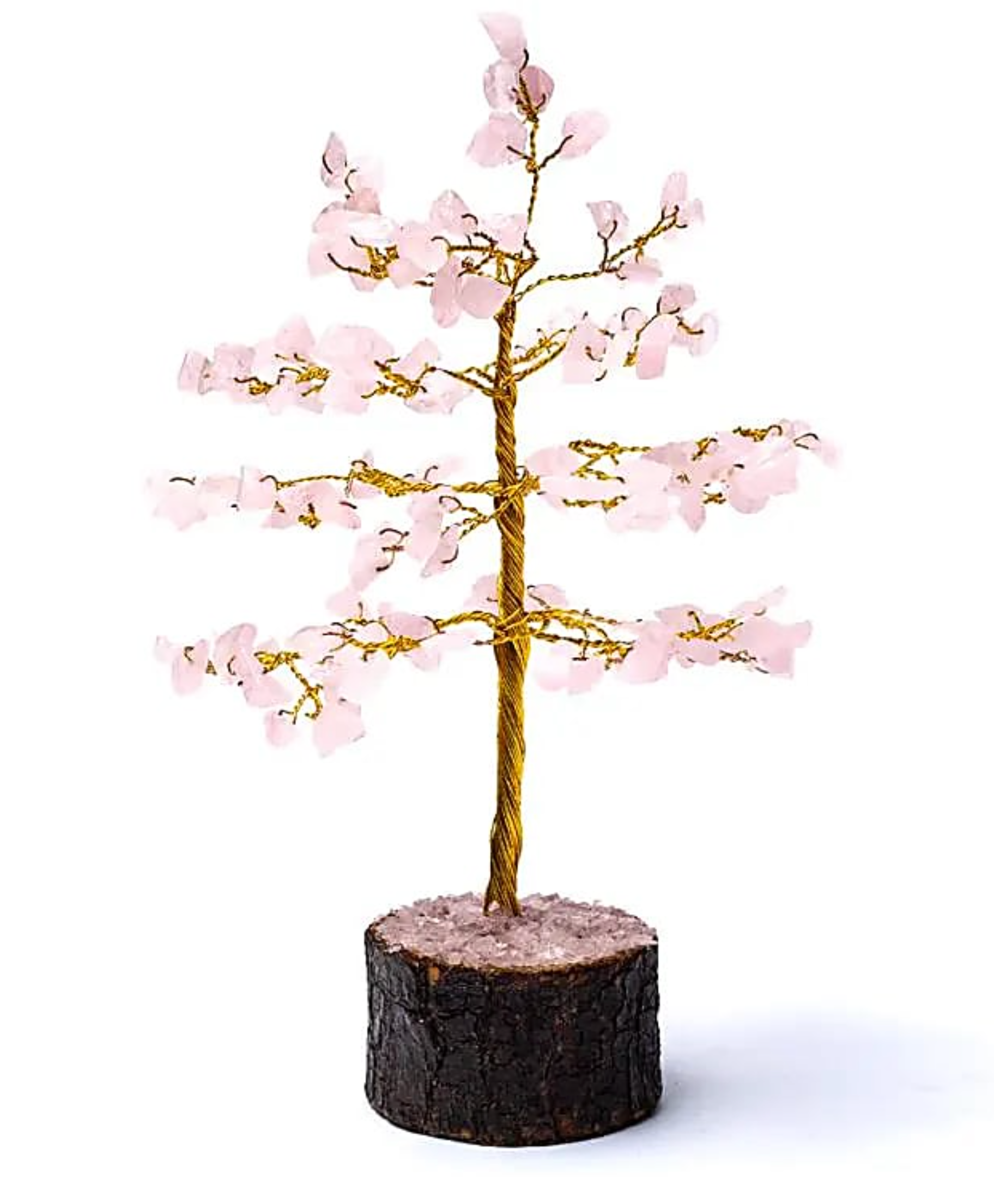 Árbol de Piedra de Cuarzo Rosa - Mundo Tibet