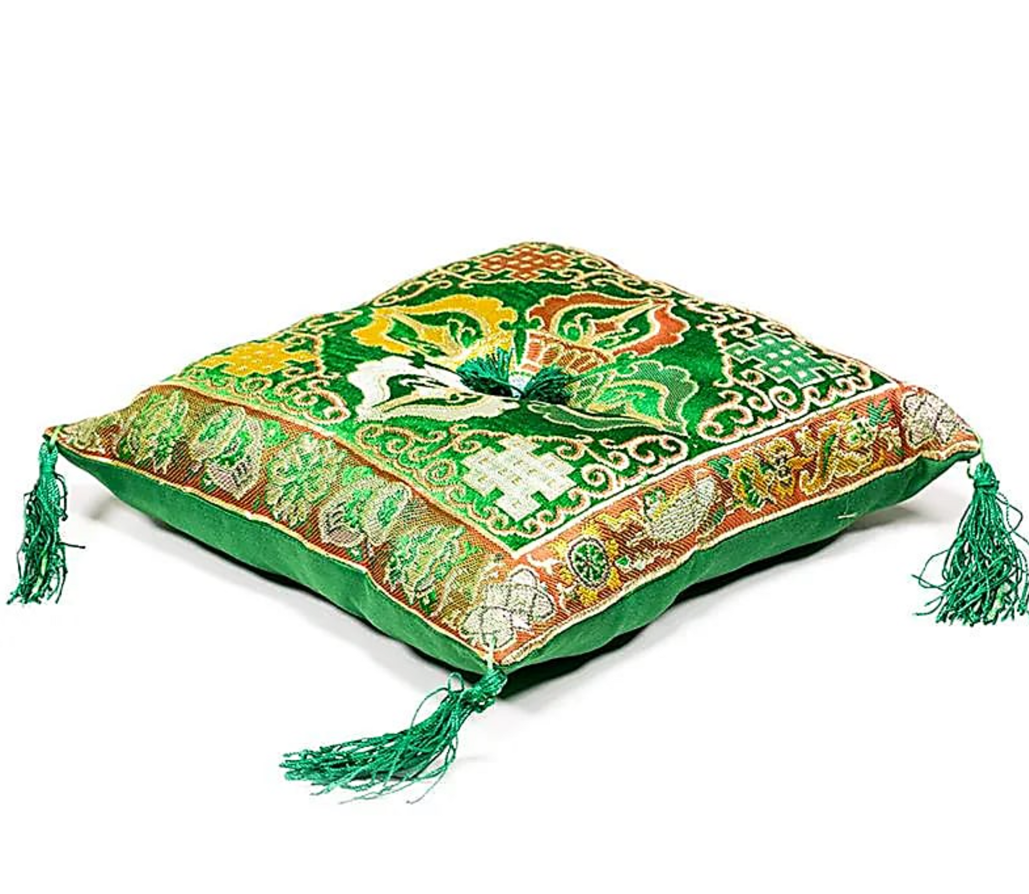 Almohada para Bol Chantante Dorje Doble Verde - Mundo Tibet