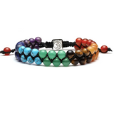 Pulsera de 7 Chakras, cuentas de cristal - Mundo Tibet