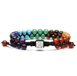 Pulsera de 7 Chakras con Perlas de Cristal