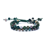Pulsera de ágata multicolor - Mundo Tibet
