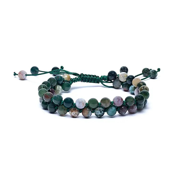 Pulsera de ágata multicolor - Mundo Tibet