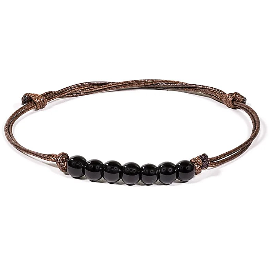 pulsera de turmalina ajustable - Mundo Tibet