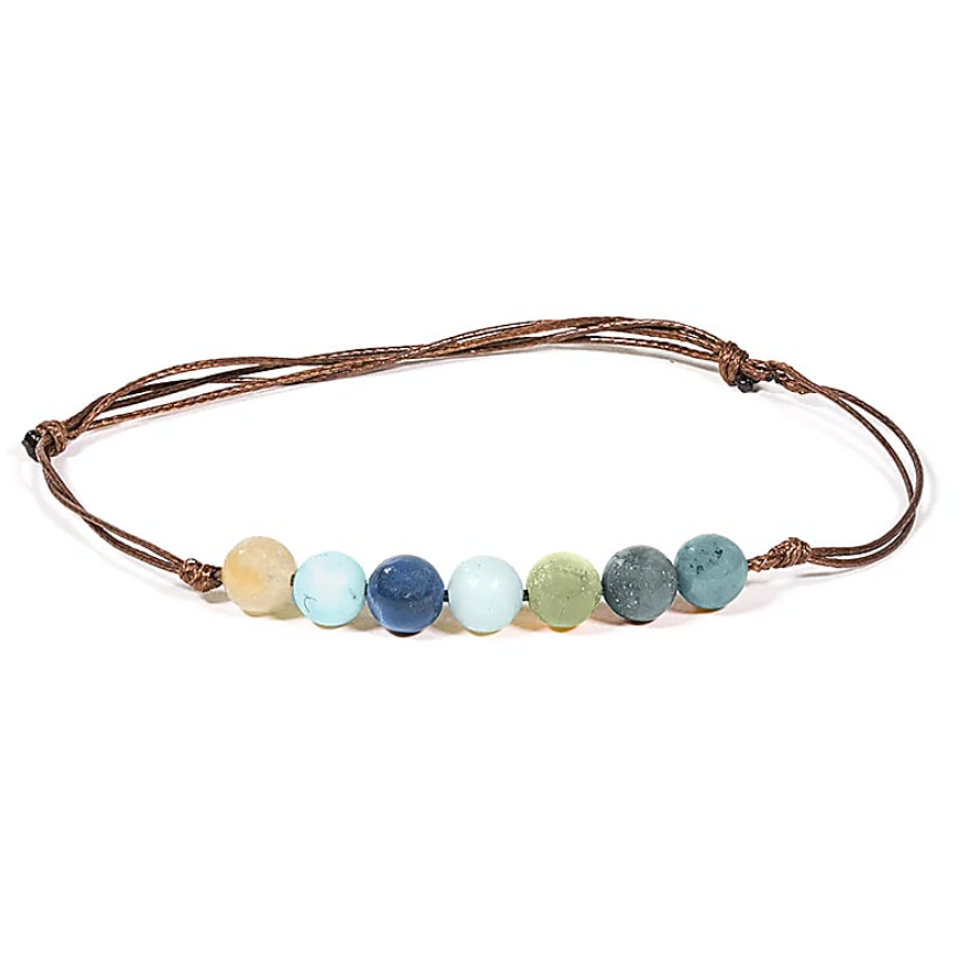 pulsera de amazonita ajustable - Mundo Tibet