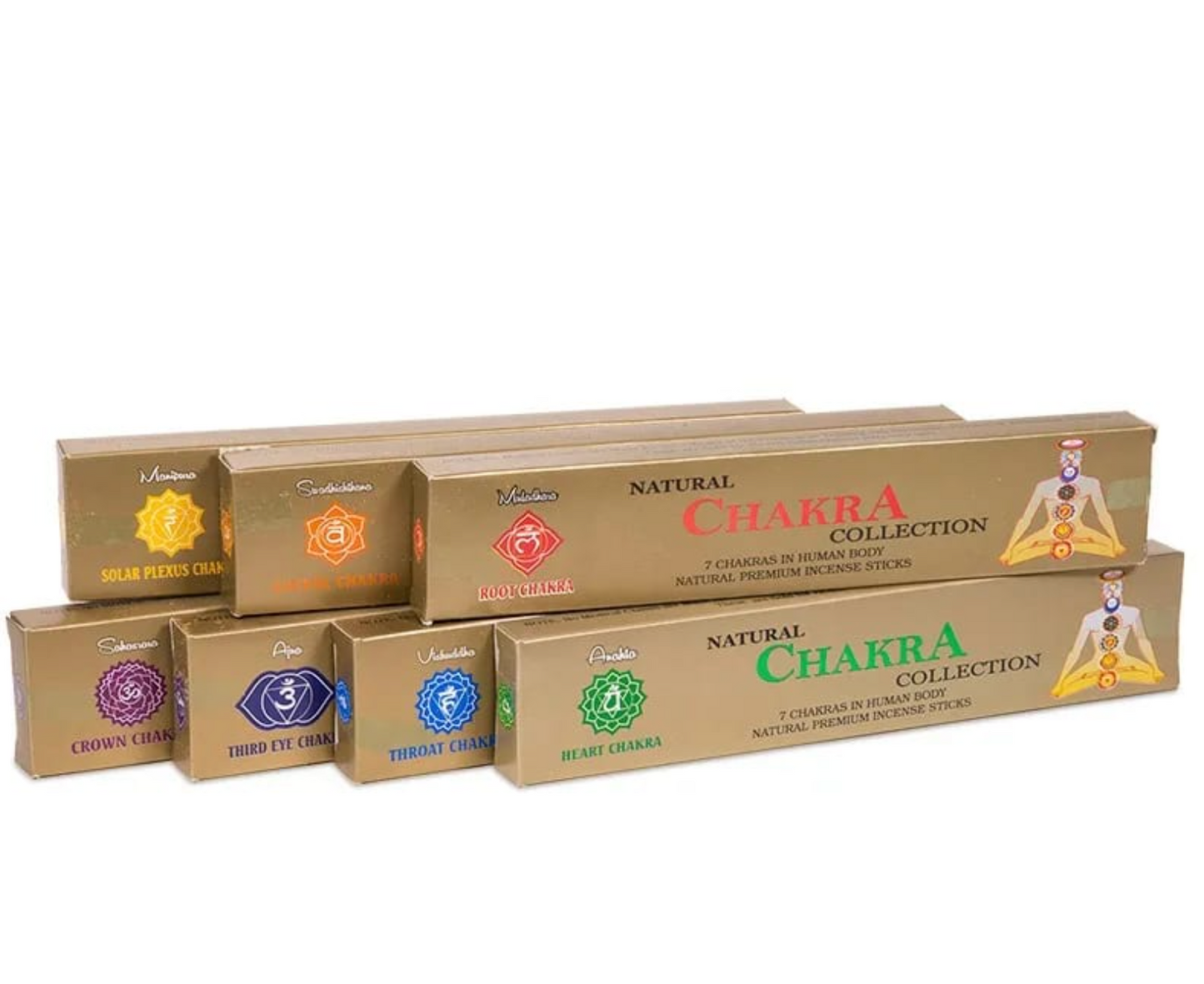 Colección de Incensos 7 Chakras (Juego de 7)