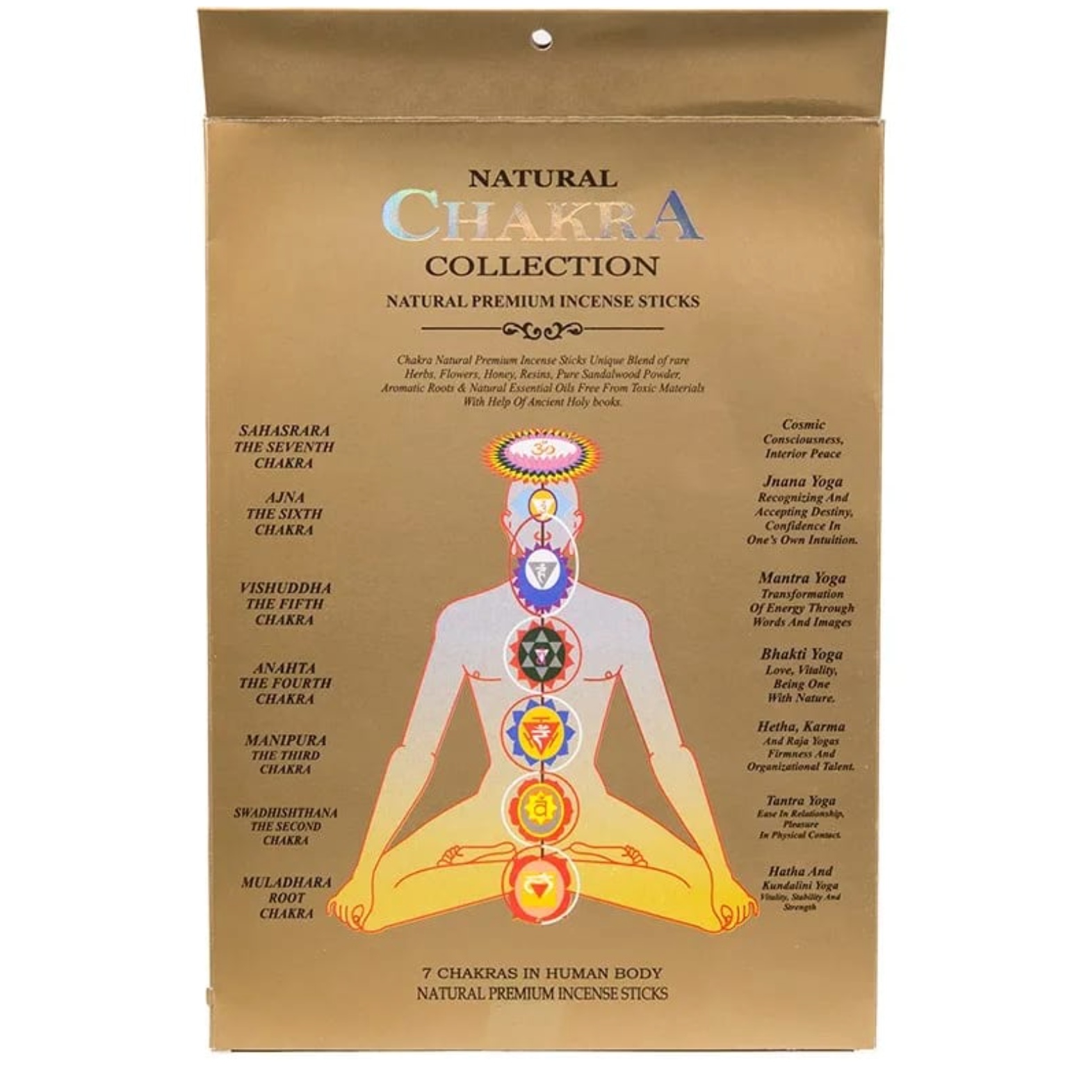 Colección de Incensos 7 Chakras (Juego de 7)