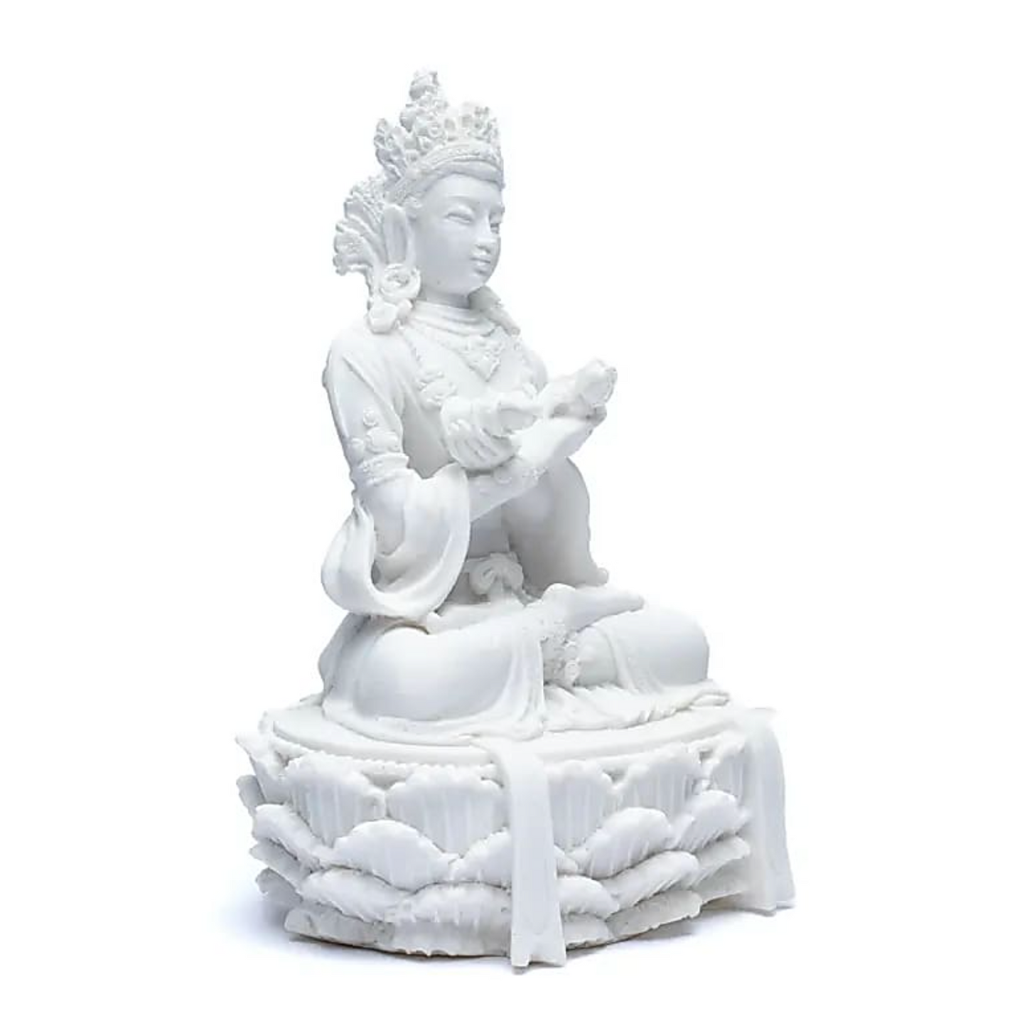 Estatuilla de Buda con Campanilla y Dorje Blanco