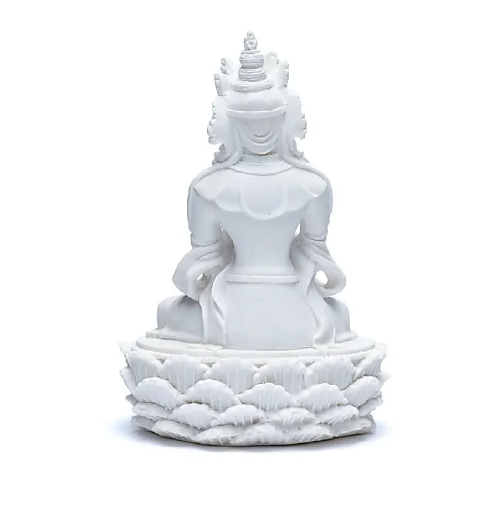 Estatuilla de Buda con Campanilla y Dorje Blanco