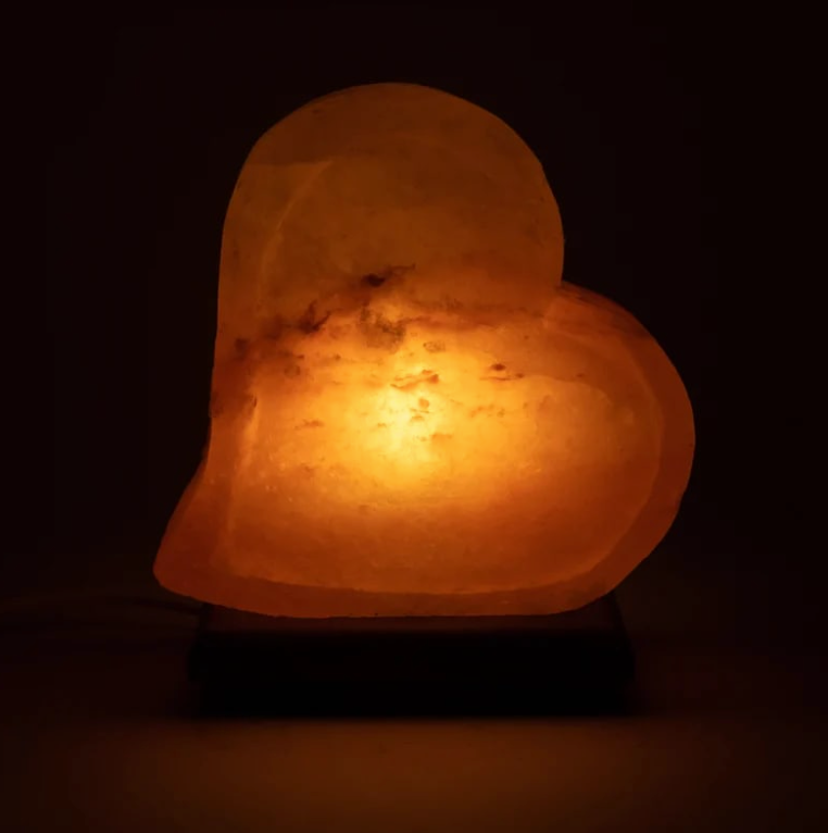 Lámpara de Sal de Dos Corazones - 5000 gr - LED