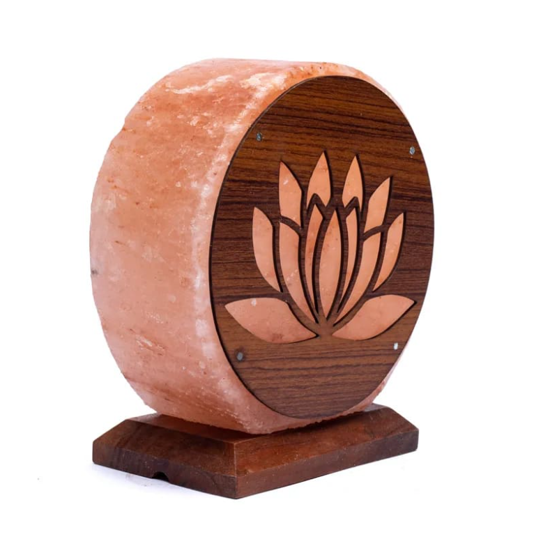 Lámpara de Sal de Flor de Loto - 5000 gr - LED