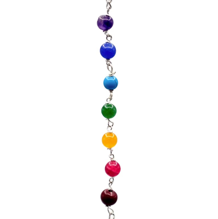 Péndulo de Amatista con 7 Chakras
