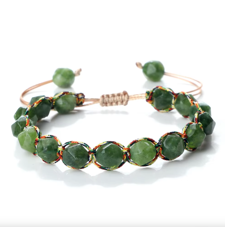 Pulsera de Jade Tejida