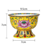 Cuenco Ceremonial Budista Lotus Sagrado