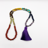 Mala de 7 Chakras con Piedras Naturales