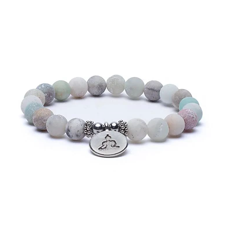 Pulsera de Serenidad – Amazonita y Buda