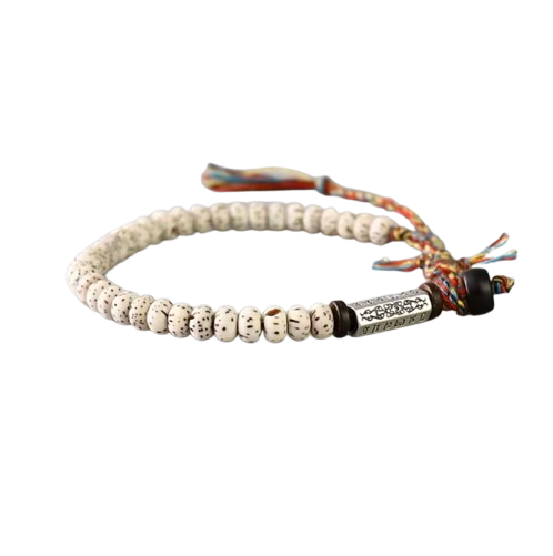 Pulsera Mantra con Perlas de Bodhi – Despertar y Protección Espiritual