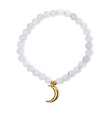 Pulsera Lunar Intuitiva de Piedra de Luna