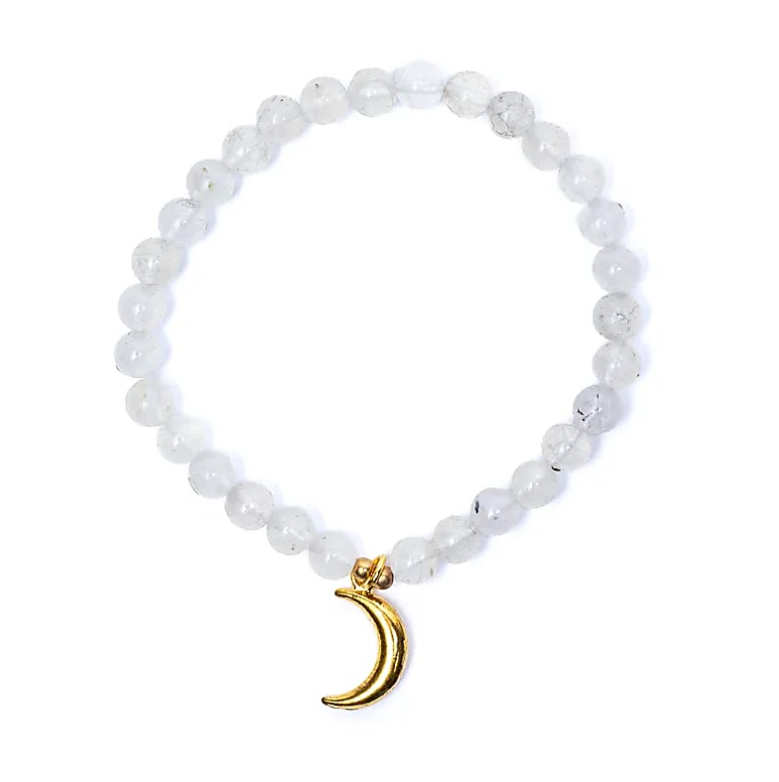 Pulsera Lunar Intuitiva de Piedra de Luna