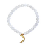 Pulsera Lunar Intuitiva de Piedra de Luna