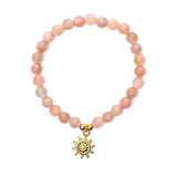 Pulsera Luz Interior – Piedra de Luna & Bisagra Solar