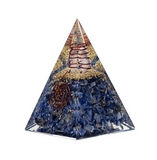 Orgonita de Sodalita y Cristal de Roca – Luna y Estrellas