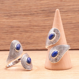 Anillo Vela de Oriente – Lápiz Lazuli & Plata 925