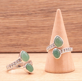 Anillo Suspiro de Renovación – Aventurina Verde & Plata 925