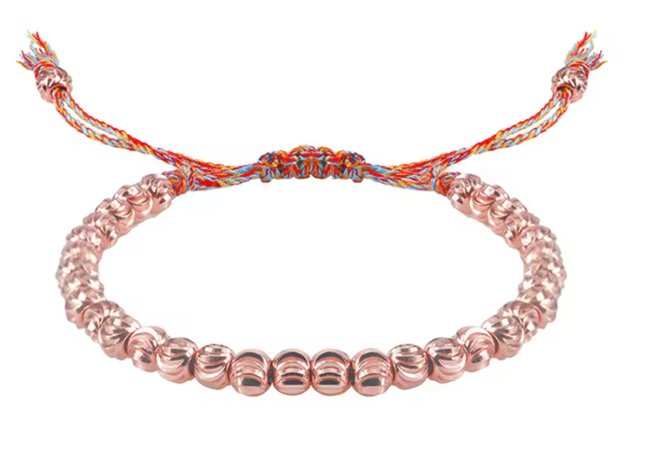 Pulsera Budista de Perlas de Cobre