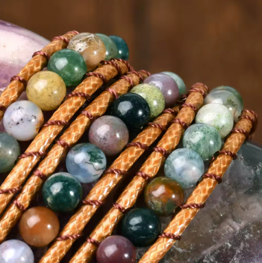 Bracelet Wrap Anantaya – Agate Indienne & Arbre de Vie - univers tibet