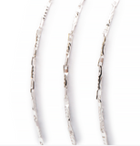 Cadena Lumina – Cadenilla de palma en plata de ley 925 rodiada