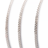 Cadena Lumina – Cadenilla de palma en plata de ley 925 rodiada