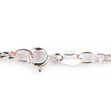 Cadena Lumina – Cadenilla de palma en plata de ley 925 rodiada