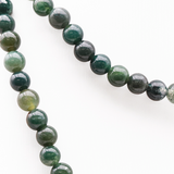 Collier Forêt Intérieure – Agate Mousse - univers tibet