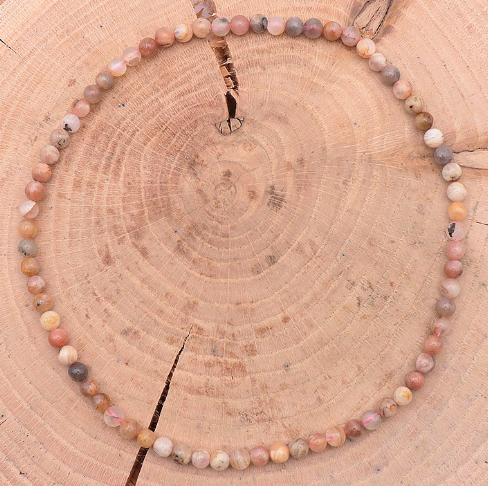 Collier Lueur Lunaire – Pierre de Lune - univers tibet