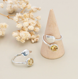 Anillo Vela de Claridad Aguamarina y Plata 925 – Calma y Expresión