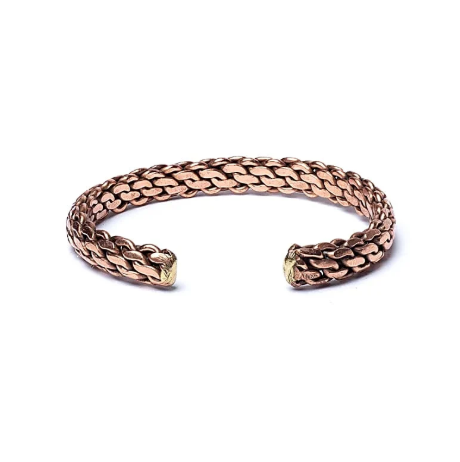 Pulsera de Cobre Trenzado Magnético – Equilibrio y Circulación Energética