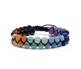 Pulsera de 7 Chakras con Perlas de Cristal