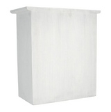 Altar de pie de madera de mango blanco – Motivo de loto