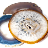 Rebanada de Ágata Natural - Vendida individualmente