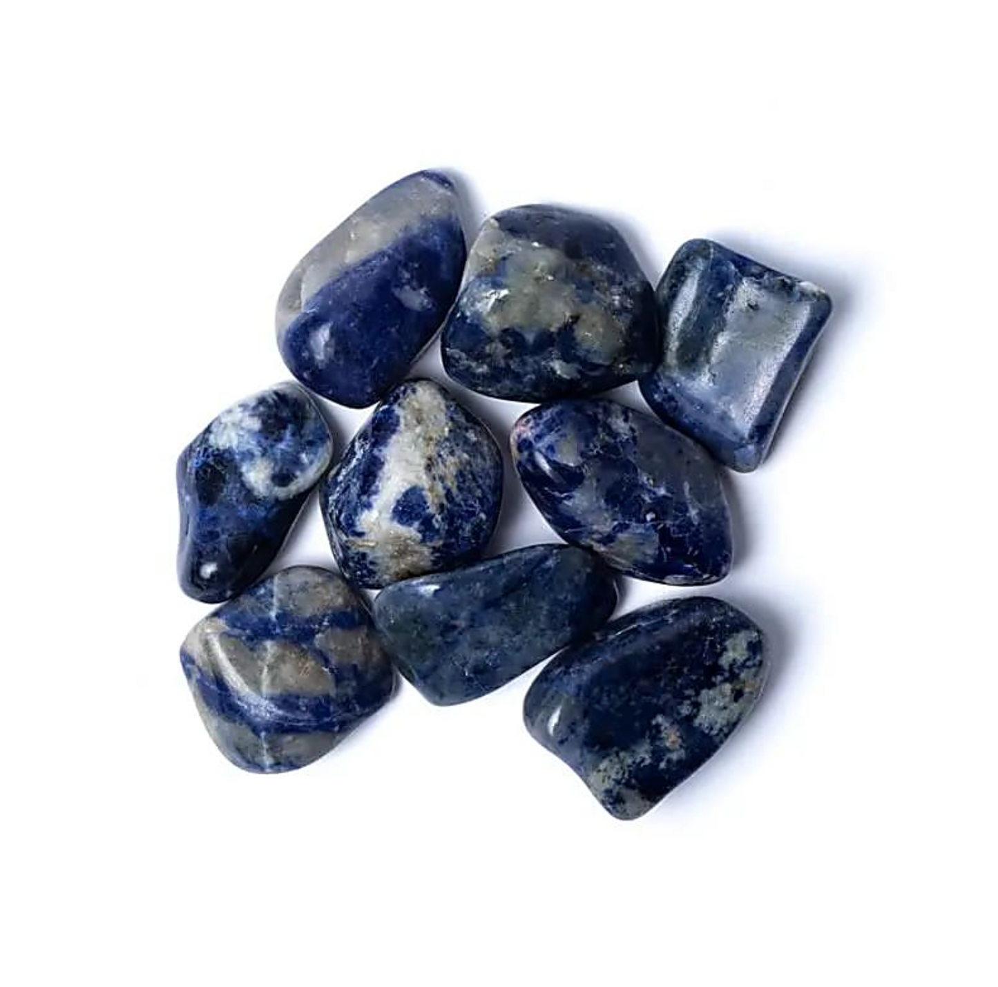Piedras naturales de sodalita pulida - El santuario gótico