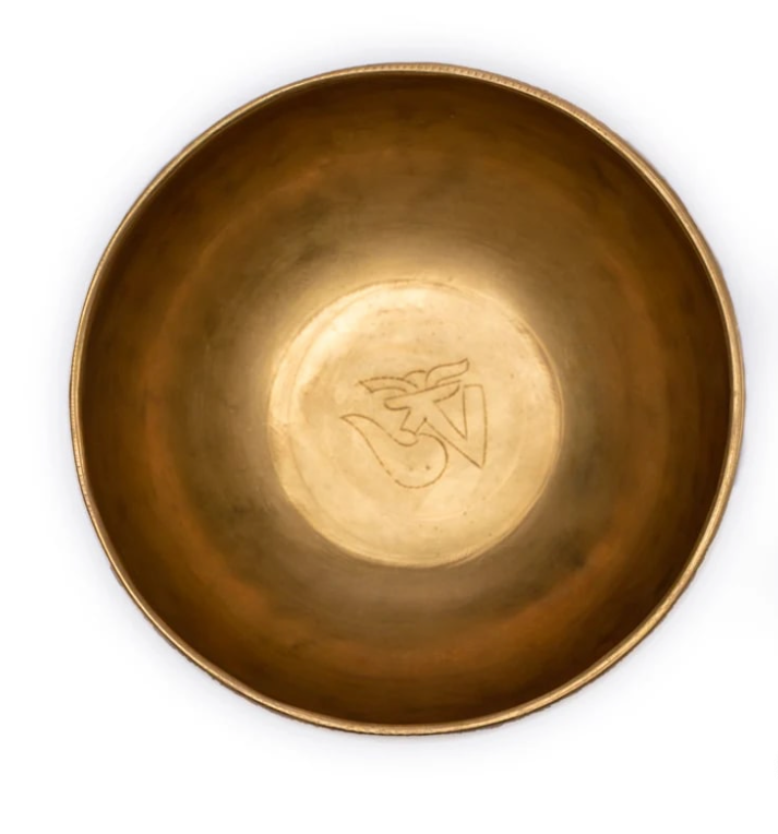 Bol Tibetano Sonoro Grabado Om 13 cm