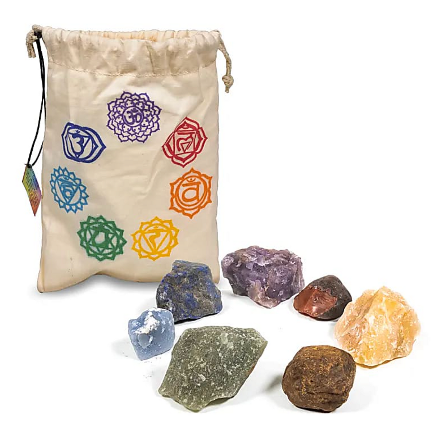 Conjunto de piedras para los 7 chakras - Mundo Tibet