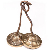 Cimbals tibetanas de meditación Om Mani Padme Hum - Mundo Tibet