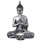 Estatuilla de Buda Namasté con vela