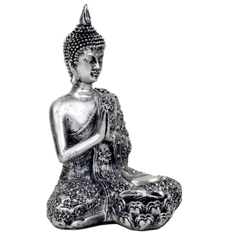 Estatuilla de Buda Namasté con vela