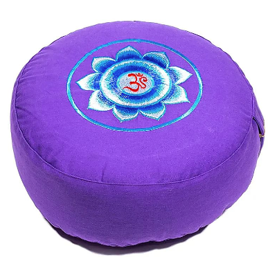 Almohada de Meditación Om Violet