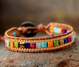 Pulsera de 7 Chakras, estilo bohemio - Mundo Tibet