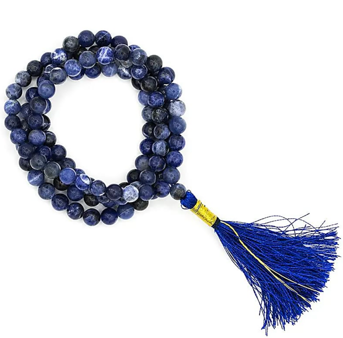 Cuadro de Mala Tibetano de Sodalita - Mundo Tibet