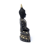 Estatuilla de Buda Negro en Meditación
